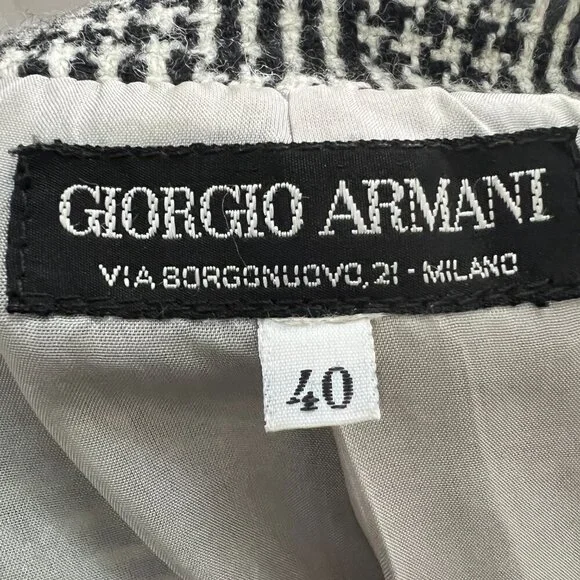 Vintage 90s Georgio Armani Wool Jacket - Picture 5 of 5
